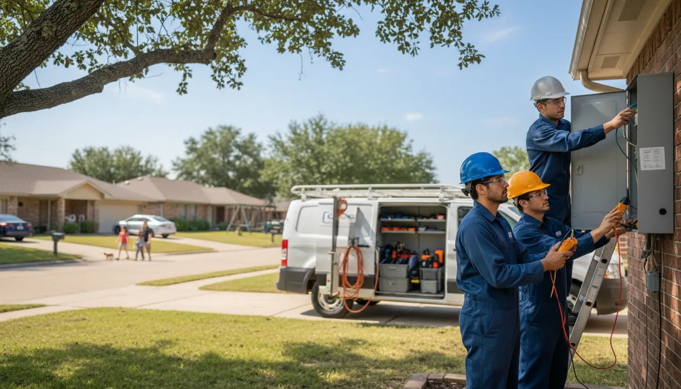 Certified electrician providing emergency electrical services in Crossroads, NM